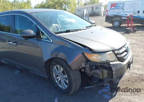 2014 Honda Odyssey Ex-L z USA, uszkodzony, nr VIN 5FNRL5H63EB056365